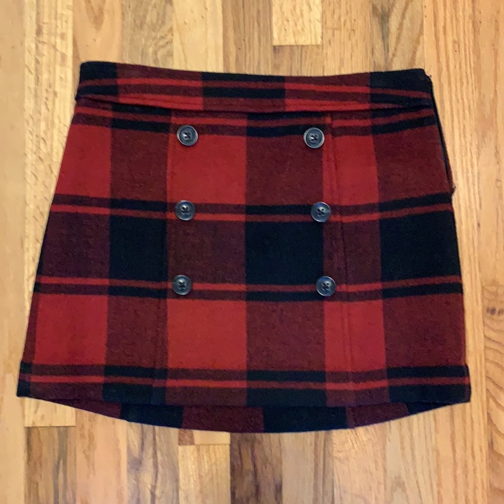 Gap plaid mini skirt